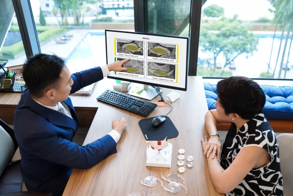 Dry eye assessment with meibography